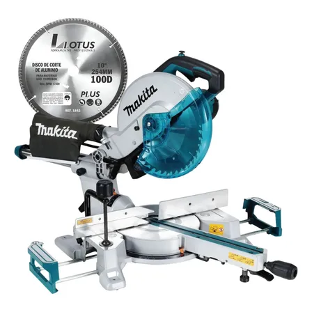 Esquadria Telescópica Makita Ls1110f Disco Aluminio 100 Dent