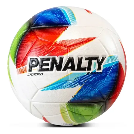 Bola Futebol Campo Penalty Bravo Mundo Xxvi Edição Especial Branco-vermelho-azul-verde