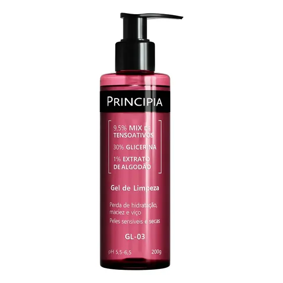 Principia Gel De Limpeza Facial Gl-03 200g Sensível Dia/noite