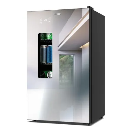 Cervejeira Philco 100L Porta de Vidro Controle Digital Temperatura -6°C a 18°C PCV10A