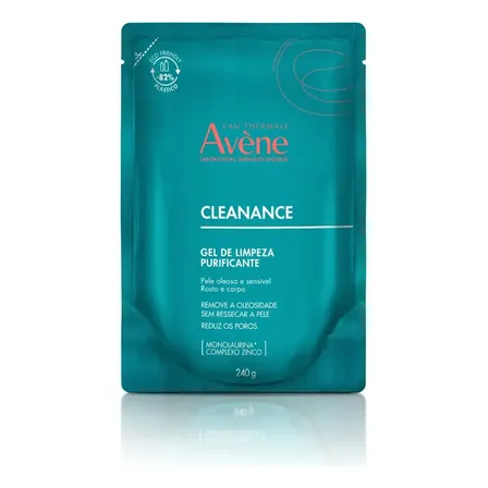 Gel De Limpeza Facial Avène Cleanance Pele Mista A Oleosa 240g Dia/noite