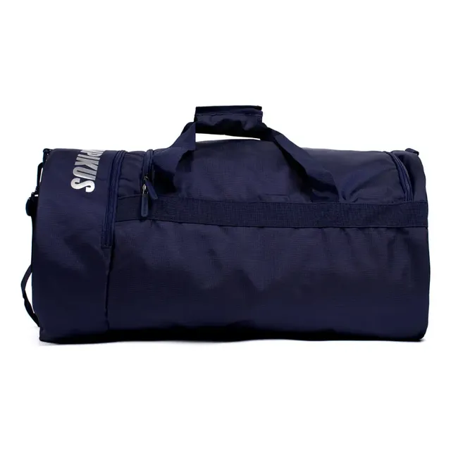 Bolsa Olympikus Gym Bag Compartimentos Azul Marinho Azul-marinho Lisa