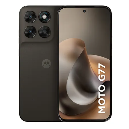 Smartphone Motorola Moto G77 5g - 256gb 24gb (8gb Ram + 16gb Ram Boost), Camera 108mp Ultra-pixel, Tela 1.5k Extreme Amoled 120hz, Ultrarresistente - Marrom