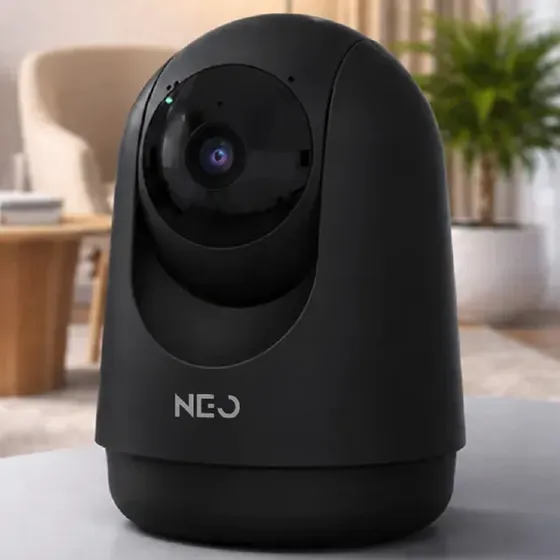 Câmera Inteligente Optimus Pro Full HD 2K Wi-fi 2.4 GHz 360° Com Visão Noturna Preto Cod: 395045817 Avant Neo