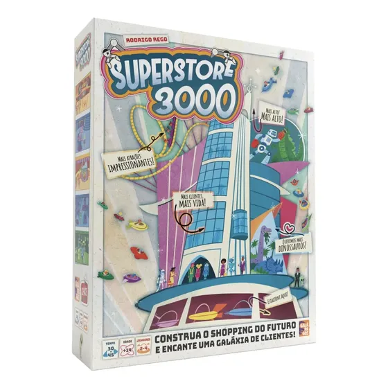 Jogo Galápagos Superstore 3000 Gamers, Space Cowboys Em Português Partidas De Até 60 Min.