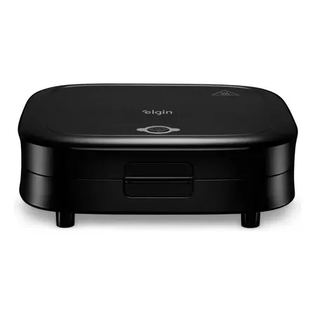 Sanduicheira Duo Time 800w Antiaderente Preta Elgin Preto