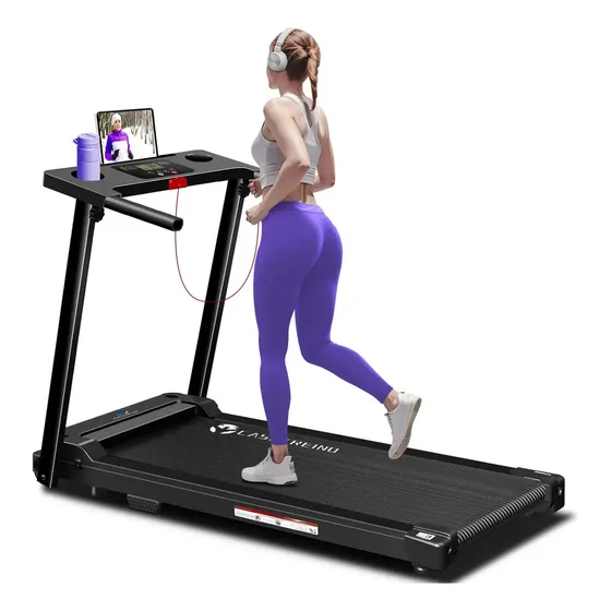 Esteira Ergométrica Eletrica 220v Dobrável E Portátil Para Academia Motor 1.5hp Capacidade 110kg Velocidade De 1-10 Km/h