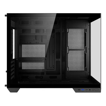 Gabinete Aquário Kalkan Saga Micro-ATX Preto com USB 3.0