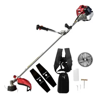 Kit Roçadeira A Gasolina Toyama Tbc52sx Two Box Com 3 Lâminas