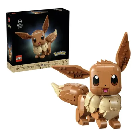 Conjunto Pokémon LEGO Eevee #0133 72151 587 Eevee
