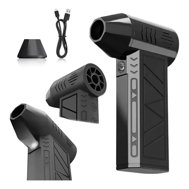 Soprador Elétrico Soprador De Ar Potente E Compacto Para Limpeza Geral, Leve E Portátil, Ideal Para Remover Poeira E Folhas Em Casa, Escritório E Veículos, Prático E De Fácil Manuseio