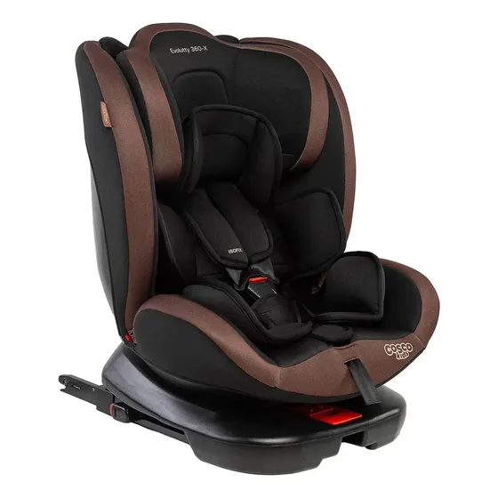 Cadeirinha Cosco Evolutty 360 X, 0 a 36kg, Isofix, Preto Avelã