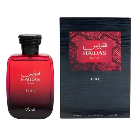 Perfume Hawas Fire For Him Rasasi 100 Ml Masculino