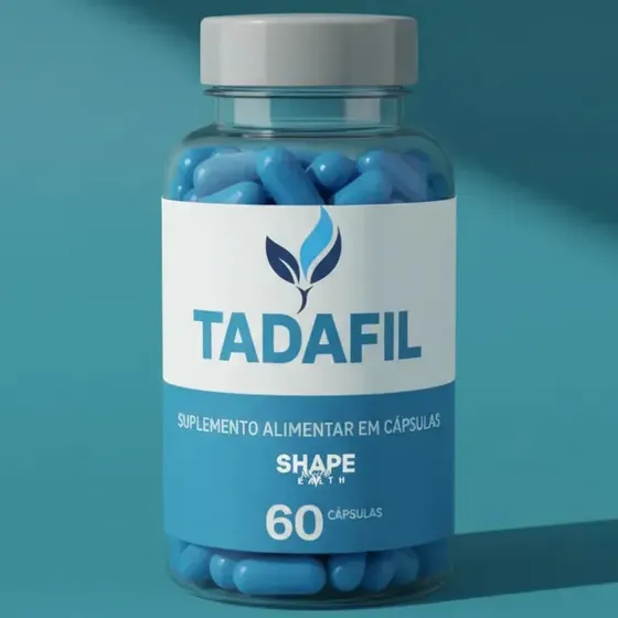 Tadafil Suplemento Alimentar Masculino 60 Cápsulas De Disposição, Energia Masculina, Desempenho E Vitalidade - Uso Diário Sem Sabor