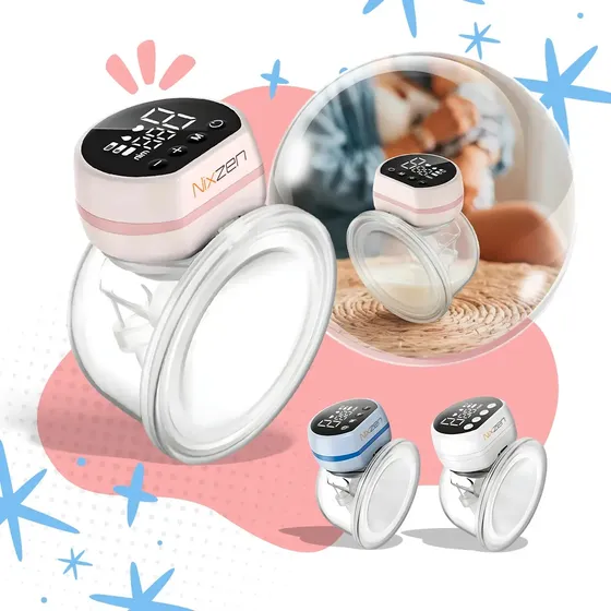 Bomba Materna Portátil Elétrica 24mm Sem Bpa Confortável Prático Bombinha De Tirar Leite Macio Garanta O Melhor Para Seu Bebê Não Precisa Segurar Ou Ficar Apertando Mãos Livres Elétrica Nixzen Rosa