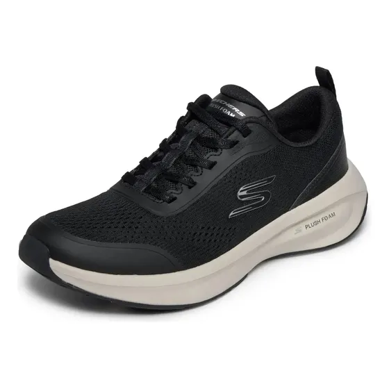 Skechers Plush Foam Feminino 150572-bkw Preto Lisa 7 Us