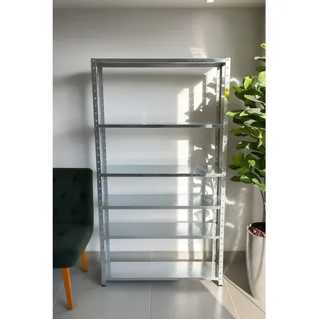 Estante de Aço Dmecom Industrial com 6 Bandejas para Cozinha ou Escritório