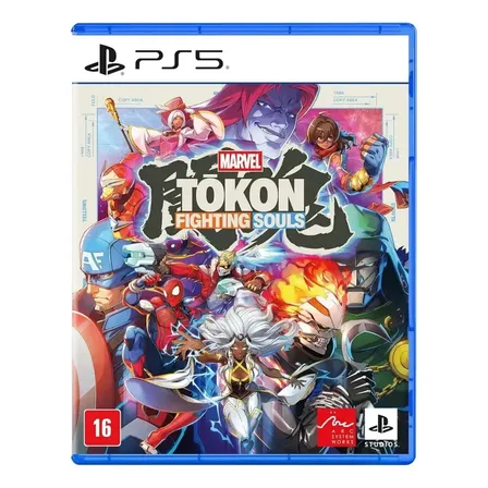 Marvel Tōkon Fighting Souls Jogo PlayStation 5 Edição Padrão Combate Online Arte Estilo Anime
