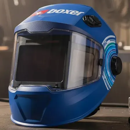 Máscara Solda Escurecimento Automático Spectra 360-b Boxer Azul Spectros-b