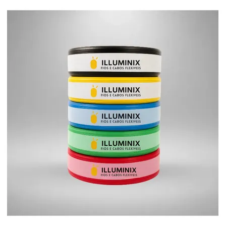 Cabo Flexível 2,5 Mm² Illuminix Rolo Com 100 Metros 750v Verde