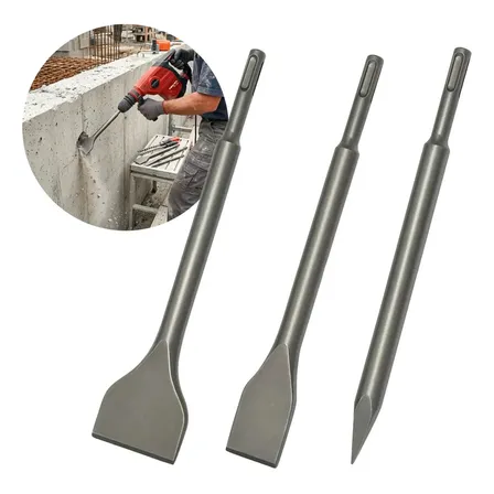Talhadeira Ponteiro Quality Home 25cm Sds Plus Demolição 3pç