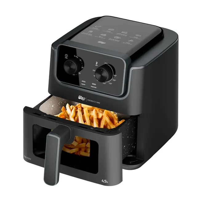 Wap Af01 Airfryer 4,5l Visor Com Luz Interna Antiaderente 127V