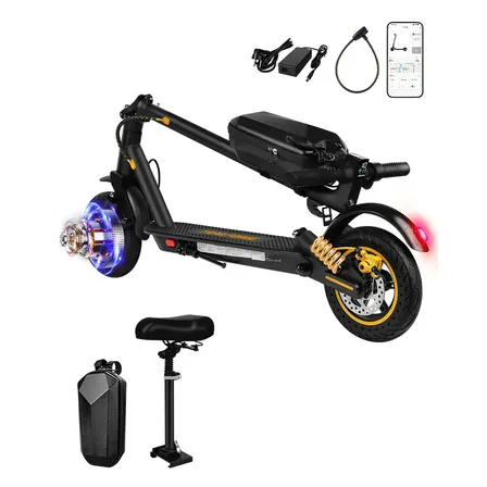 Trailforge Patinete Elétrico 800w Max 12.5ah 40km/h Autonomia45km Amortecedores Duplos Com Aplicativo Bluetooth Preto