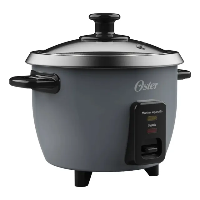 Panela Elétrica De Arroz Oster Grafite Pan306 Cinza-escuro