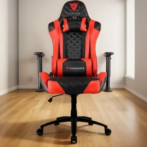 Cadeira Gamer Profissional Tgc12 Thunderx3 Cor Vermelha