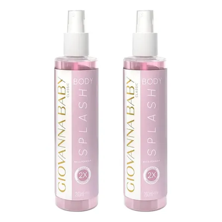 2 Body Splash Classic 260ml - Giovanna Baby
