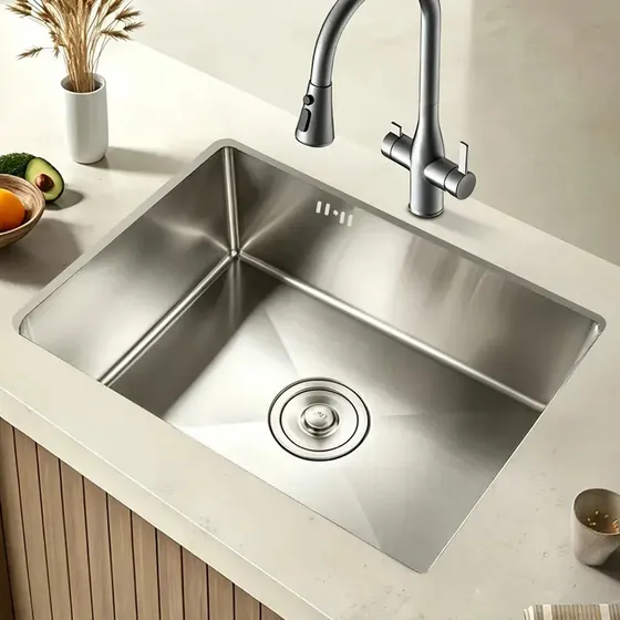 Cuba Pia de Cozinha Gourmet Inox Aço Inoxidável Anti-ruído com Cesto Escorredor Acessórios e Válvula de Drenagem Alta Durabilidade WINDA