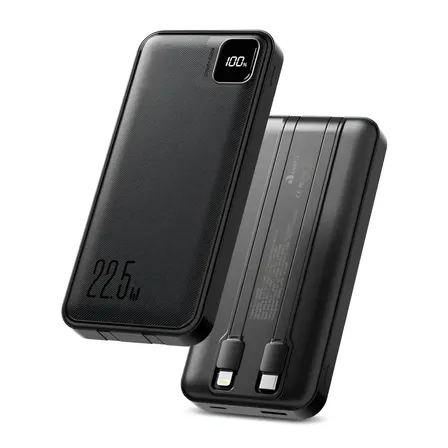 Power Bank 10000 mah Turbo 22.5w Carregador Portátil Display Digital Usb C Universal iPhone Samsung Xiaomi Motorola Audiophile