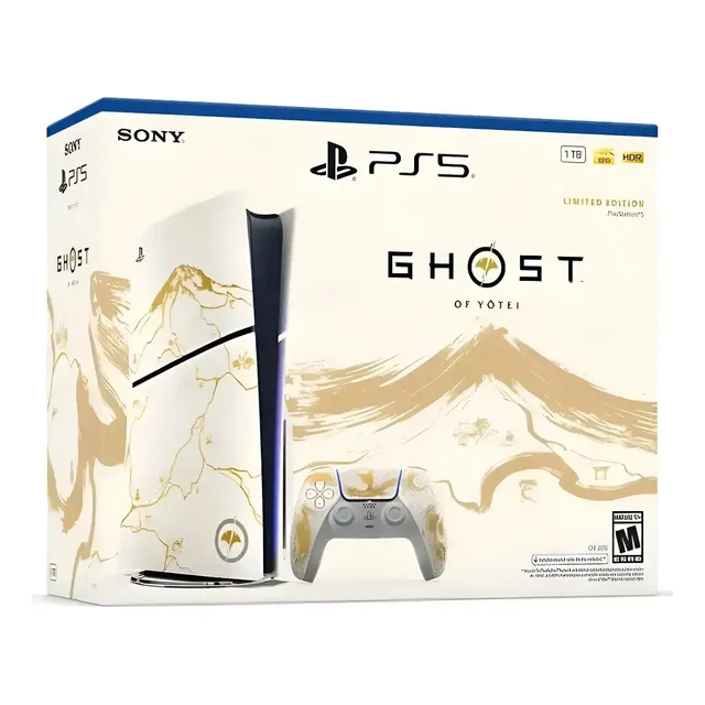Sony Playstation 5 Slim Fantasma De Yotei Cfi-2015 Dourado