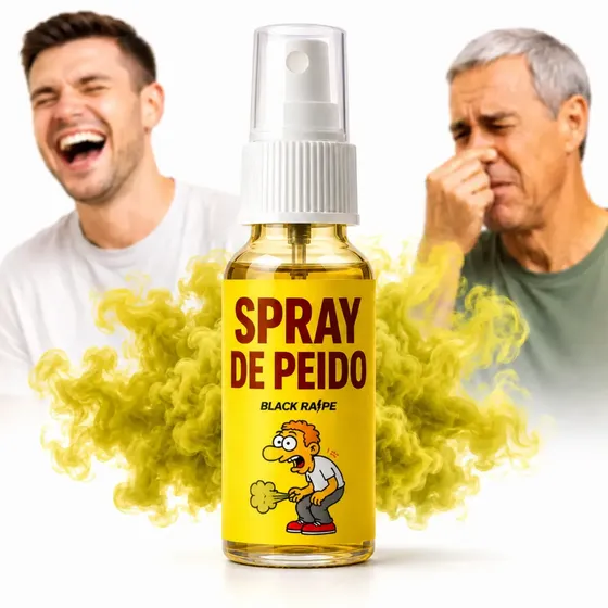 Spray Pum Peido Fedorento Pegadinha Viral Trollagem Brincadeira Perfume Fedido - Marca Black Raipe