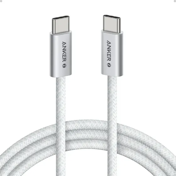 Cabo Usb-c Para Tipo C Anker 240w Turbo Carga Rápida 1,5m Cor Preto, Pd 3.1 Usb 2.0 Nylon Trançado, Para Samsung S23 24, Motorola, Xiaomi, iPhone 17/16/15, Macbook, iPad, Hp, Dell,carplay Android Auto