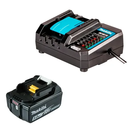 Kit Bateria Bl1850b 18v 5ah + Carregador 18v Dc18wc Bivolt