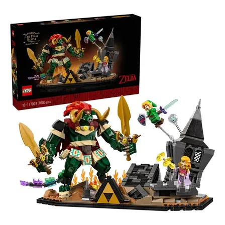 Blocos De Lego - Zelda 77093 - Batalha Final - 1003 Peças 1003 Batalha Final De Zelda Ocarina Do Tempo Zelda