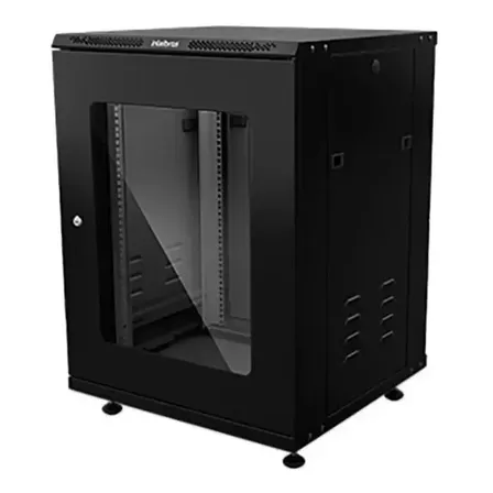 Rack Servidor Piso 16u Intelbras X570mm Cftv Roteador Rj45 Preto