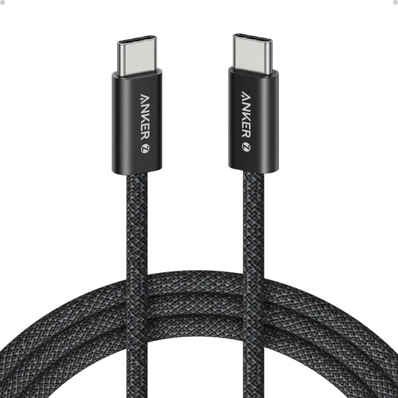 Cabo USB-c, âncora, carregamento de 240 W, PD 3.1, trançado antisujeira, conector de 5,8 mm, 480 Mbps, mais de 10000 flexões, dissipação de grafeno, iPhone 16/MacBook/iPad