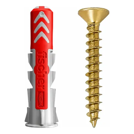 Kit 50 Bucha De Nylon Duopower 8mm Fischer C Aba E 50 Parafuso
