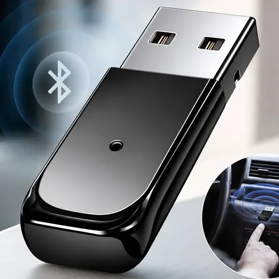 Adaptador Receptor Bluetooth Usb Carro Musica Chamada S/fio Lamericano