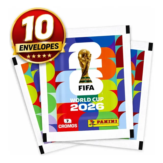 Kit 70 Figurinhas Copa Do Mundo 2026 10 Envelopes Da Panini