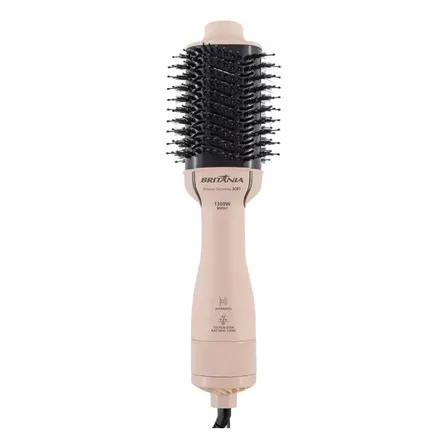 Escova Secadora De Cabelos Britânia Bec07r Soft 4 Em 1 1300w Cor Rosa-claro