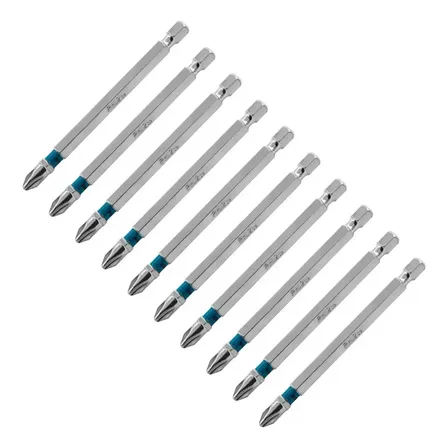 Bits Phillips Ph2 Cromo Molibidenio 90mm 10pcs Gross