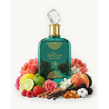 Perfume Árabe Sabah Al Ward Garden Of Eden Feminino Eau De Parfum Luxuoso Alta Fixação Importado 100ml