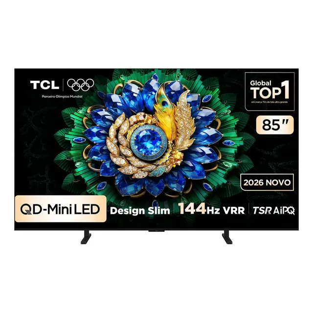Smart Tv Tcl 85 Polegadas Qled Mini Led 4k A400m Wifi Bluetooth Google Tv Hdr10+ 144 Hz Vrr 85a400m