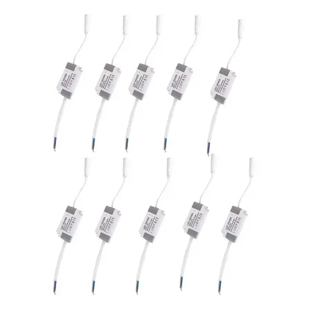 10 Driver Led Reator Fonte Para Plafon 8w A 24w 25w Bivolt