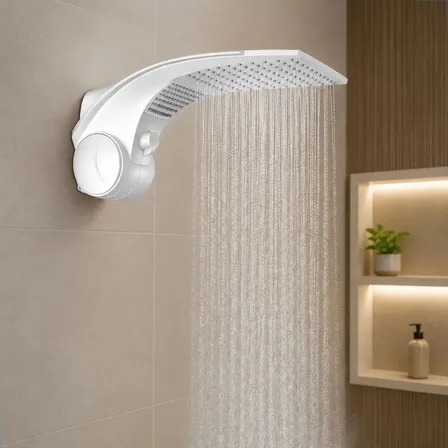 Duo Shower Quadra Multitemperaturas 7500w Lorenzetti Branco 7.5 Kw 220v