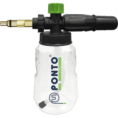 Snow Foam Hobby Para Lavadora Pressão Wap Combate Turbo 2600 Transparente / Preto / Verde