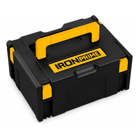 Caixa Empilhavel Mod 2 - Iron Prime Preto E Amarelo